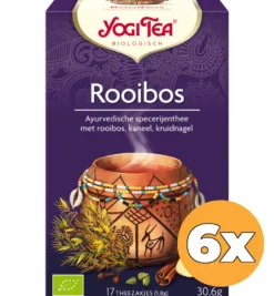 6x Yogi Tea Rooibos bio (17 stuks)