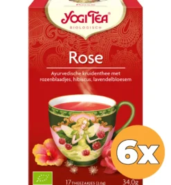6x Yogi Tea Tao rose bio (17 stuks)