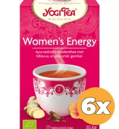 6x Yogi Tea Women’s energy bio (17 stuks)