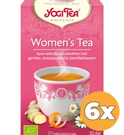 6x Yogi Tea Women’s tea bio (17 stuks)