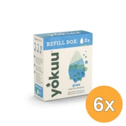 6x Yokuu Glasreiniger Navulverpakking (2 stuks)