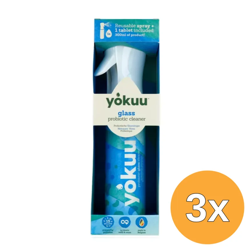 3x Yokuu Glasreiniger Starterkit (1 stuk)