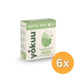 6x Yokuu Handzeep Cucumber & Mint Refill (2 stuks)