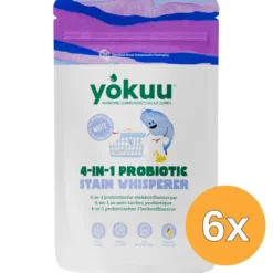 6x Yokuu 4-in-1 Probiotic Stain Whisperer White (1020 gr)