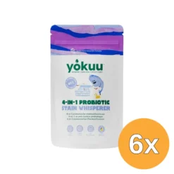 6x Yokuu 4 in 1 Probiotische Vlekkenfluisteraar voor Witte Was (390 gr)