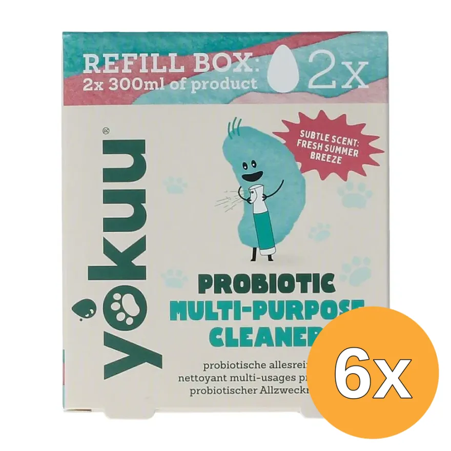6x Yokuu Probiotische Allesreiniger Navulling (2 stuks)