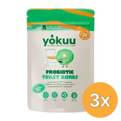 3x Yokuu Toilet Bomb Probiotic (30 tabletten)