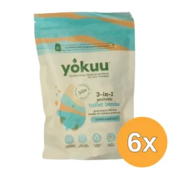 6x Yokuu Toilet Bomb Thyme And Sea Salt (30 tabletten)