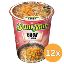 12x Yum Yum Instant Noedels Eend Cup (70 gr)