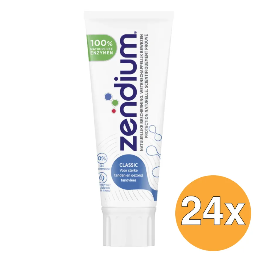 24x Zendium Tandpasta classic (75 ml)