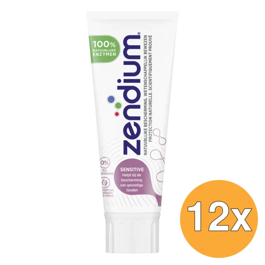 12x Zendium Tandpasta sensitive (75 ml)