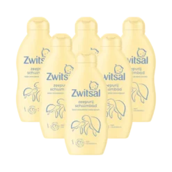 6x Zwitsal Bad Schuimbad Zeepvrij (200 ml)