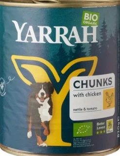 Yarrah Hond Brokjes Kip In Saus Bio (820 gr)