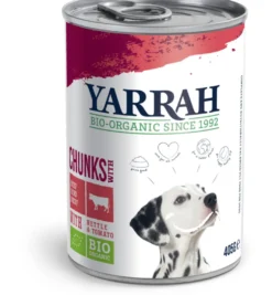 Yarrah Hond Brok Rund In Saus Bio (405 gr)