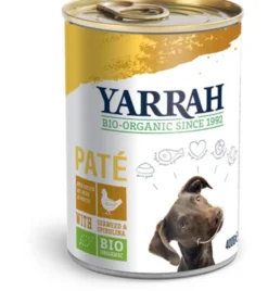 Yarrah Hond Pate Met Kip Bio (400 gr)