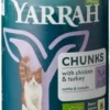 Yarrah Kat Kip Kalkoen In Saus Bio (405 gr)