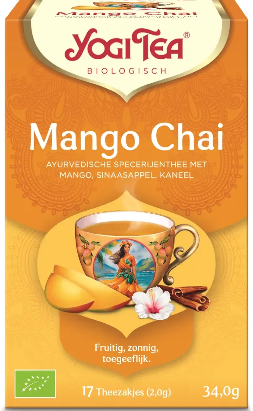 Yogi Tea Mango Chai Biologische Kruidenthee (17 stuks)