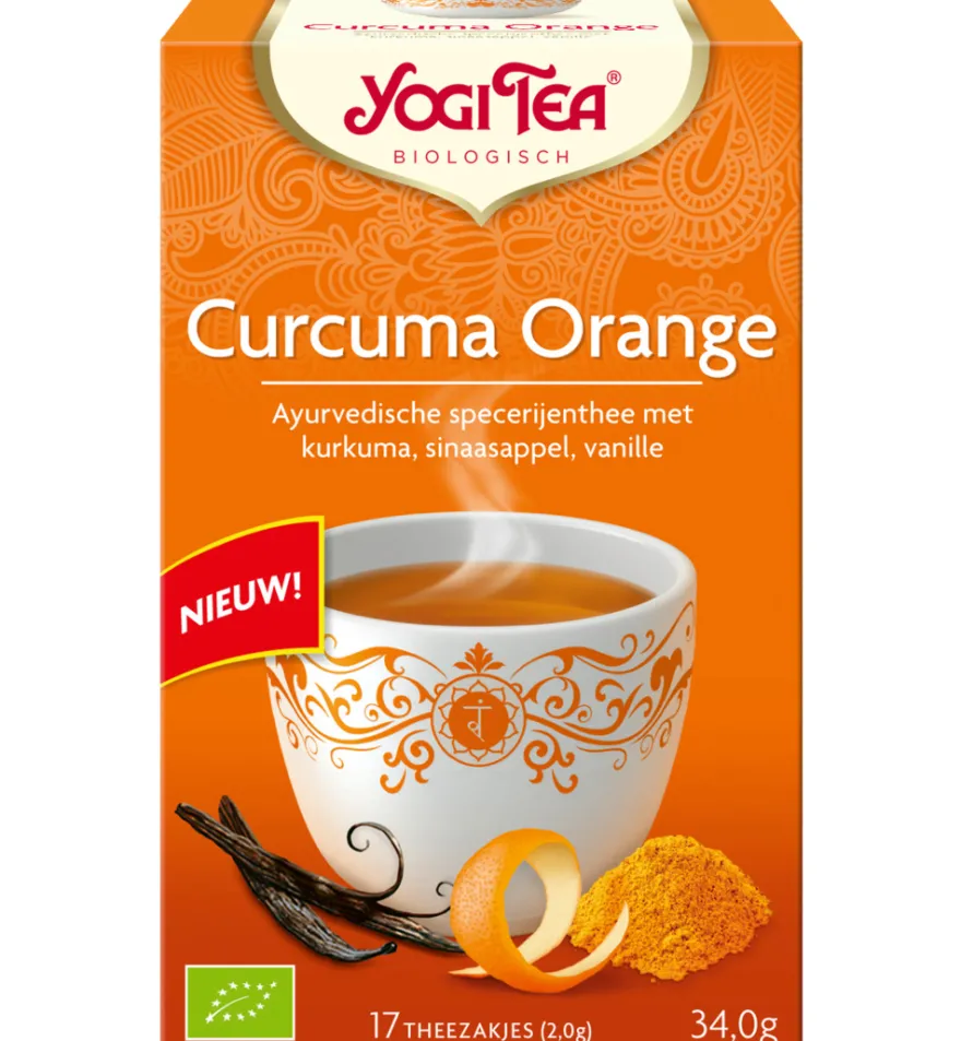 Yogi Tea Turmeric/curcuma orange bio (17 stuks)