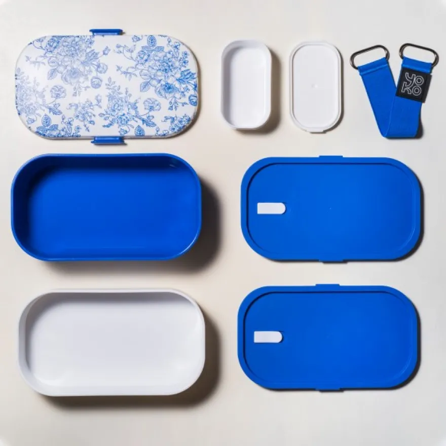 Yoko Lunchbox Toile de Joy Blue 1200ml (1 stuk)