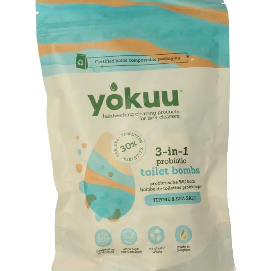 Yokuu Toilet Bomb Thyme And Sea Salt (30 tabletten)