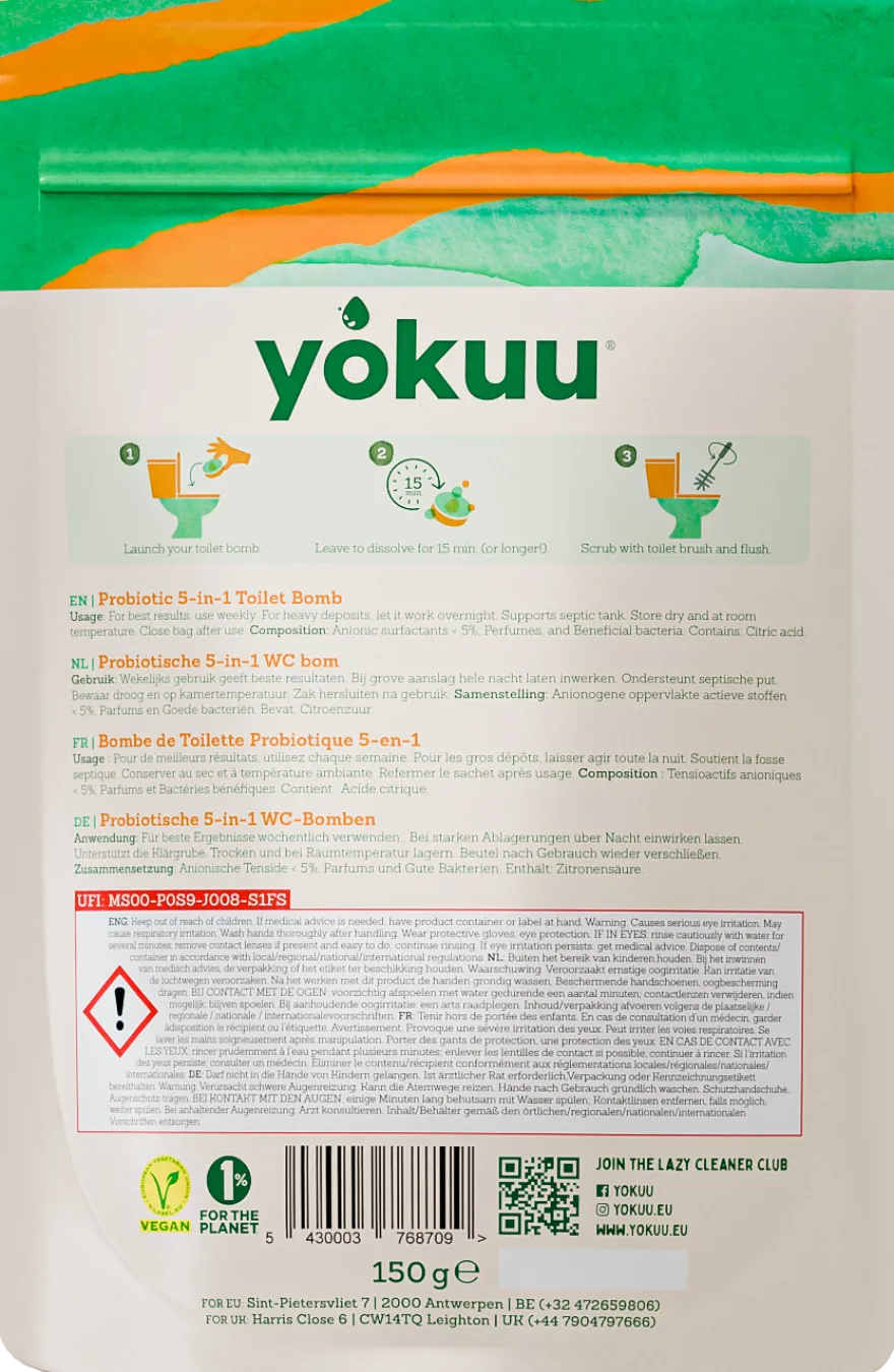 Yokuu Toilet Bom Eucalyptus & Munt (10 stuks)