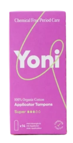Yoni Tampons Super Met Applicator (14 stuks)
