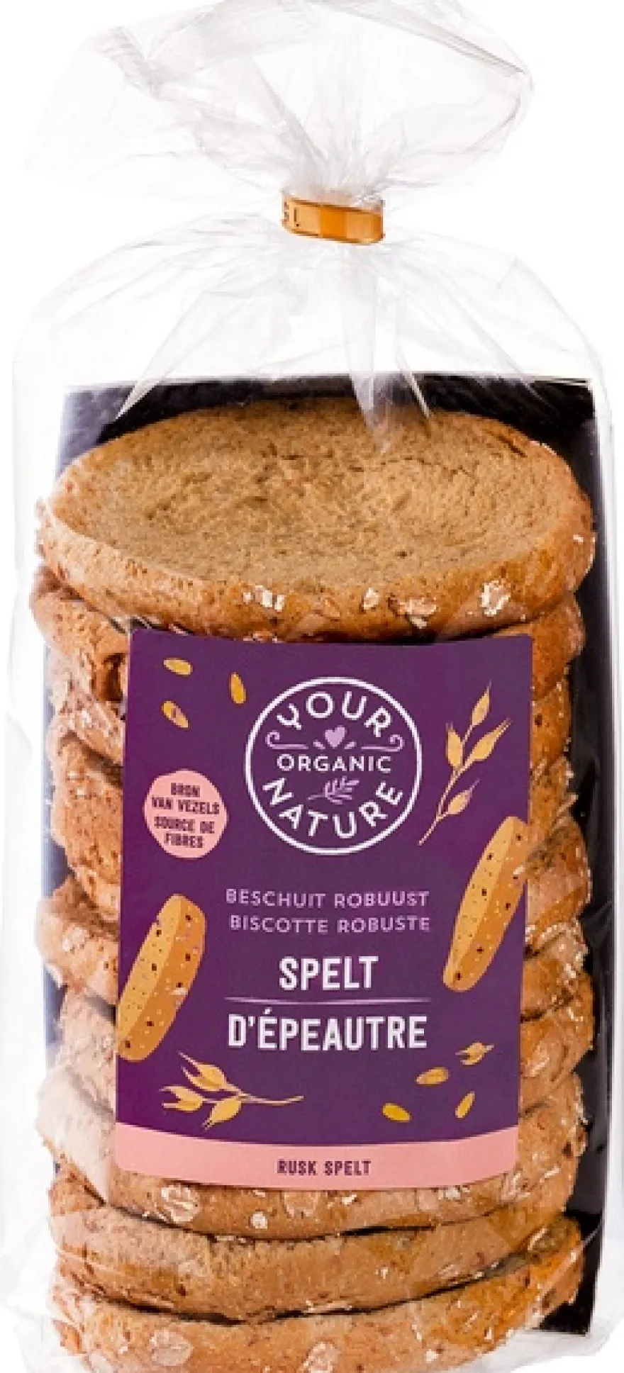 Your Organic Nature Beschuit Spelt (10 stuks)