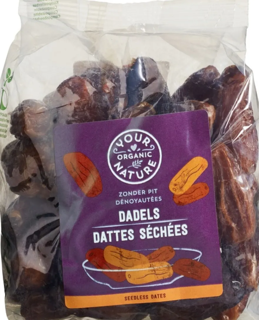 Your Organic Nature Dadels Gedroogd, Zonder Pit (300 gr)