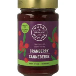 Your Organic Nature Fruit beleg cranberry bio (250 gr)