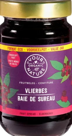 Your Organic Nature Fruitbeleg Vlierbes Familiepot (375 gr)