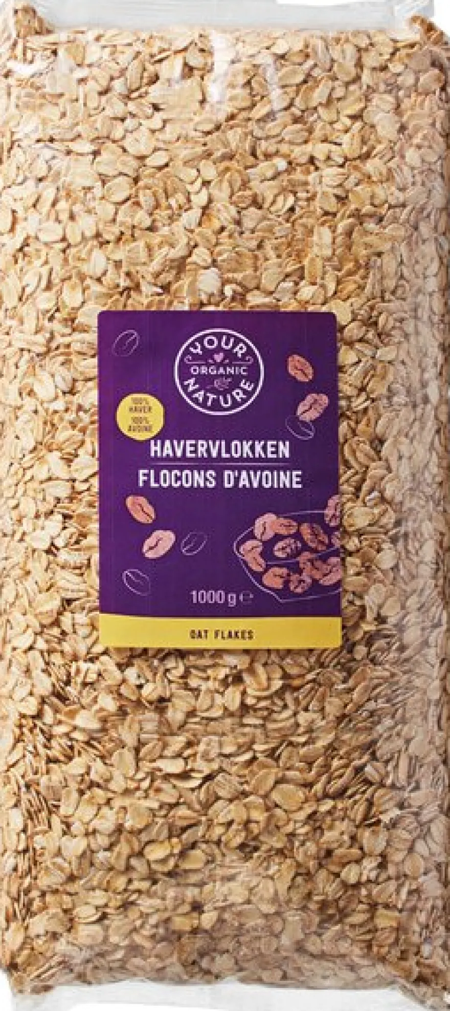 Your Organic Nature Havervlokken (1000 gr)