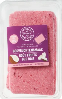 Your Organic Nature Kokosbrood Bosvruchten Bio (225 gr)
