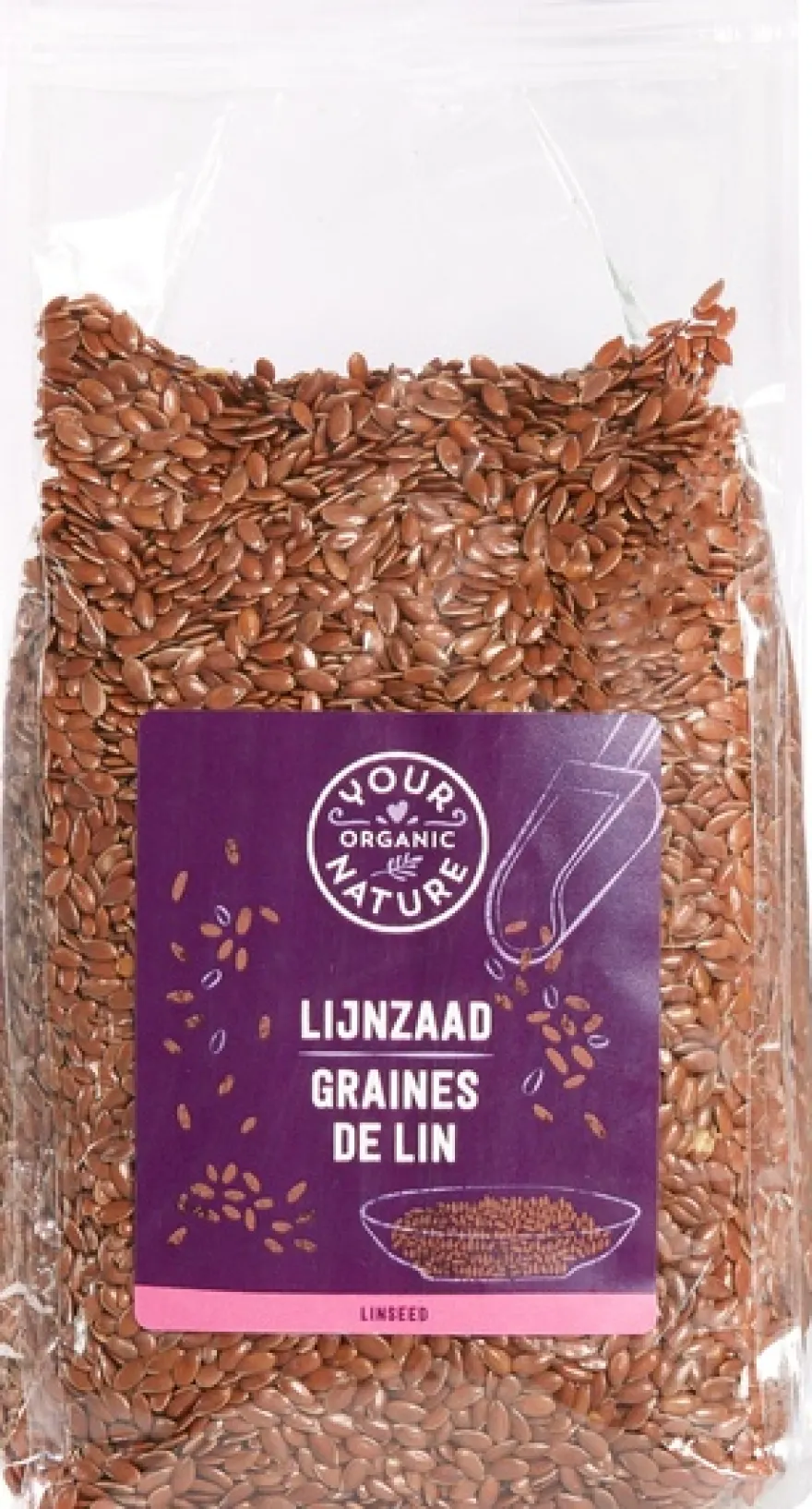 Your Organic Nature Lijnzaad (400 gr)