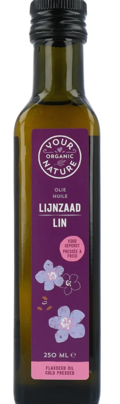 Your Organic Nature Lijnzaadolie Bio (250 ml)