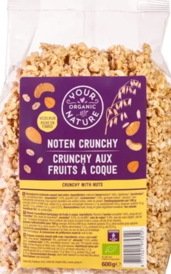 Your Organic Nature Muesli Crunchy Noten (600 gr)