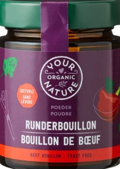 Your Organic Nature Runderbouillonpoeder Helder Zonder Gist (140 gr)
