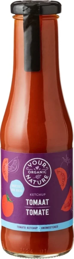 Your Organic Nature Tomatenketchup Ongezoet (325 ml)