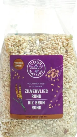 Your Organic Nature Zilvervliesrijst Rond (400 gr)