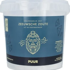Zeeuwsche Zoute Puur Zout In Emmer (1000 gr)