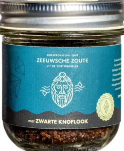 Zeeuwsche Zoute Zout Met Zwarte Knoflook (100 gr)