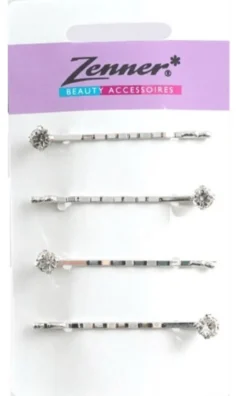 Zenner Haarschuifjes Strass (4 stuks)