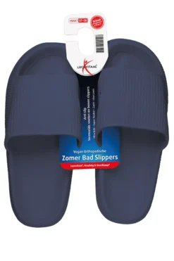 Zomer Badslipper 37-38 Donkerblauw (1 paar)