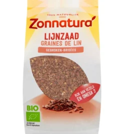 Zonnatura Lijnzaad Gebroken Bio (400 gr)