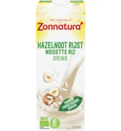 Zonnatura Rijst hazelnoot drink bio (1000 ml)