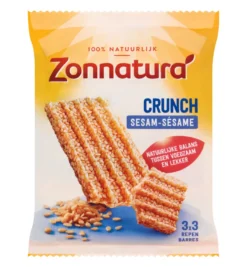 Zonnatura Sesam crunch reep (3 x 50 gr)