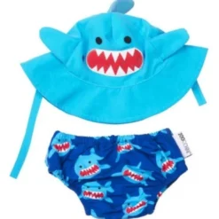 Zoocchini Zwemluier Set Large | Shark (1 set)