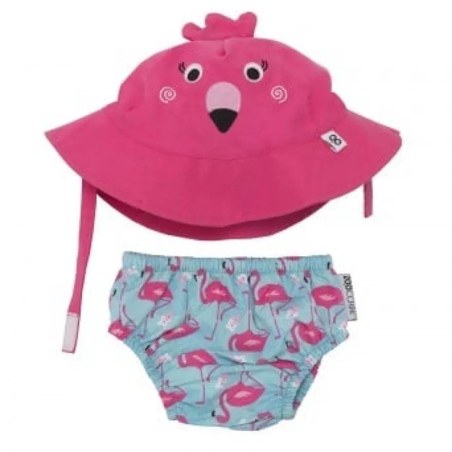 Zoocchini Zwemluier Set Large | Flamingo (1 set)