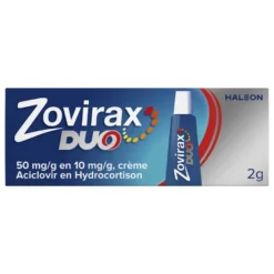 Zovirax DUO Koortslip Creme Aciclovir 50mg/g & Hydrocortison 10mg/g (2 gr)