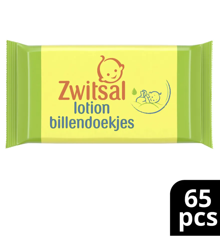 Zwitsal Billendoekjes lotion (65 stuks)
