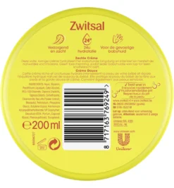 Zwitsal Zachte creme pot (200 ml)